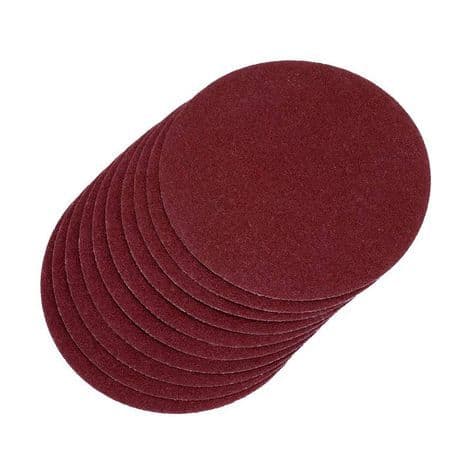 Kit 10 Disco De Lixa Com Velcro Grão 80 Profissional 115mm Lixadeira Politriz