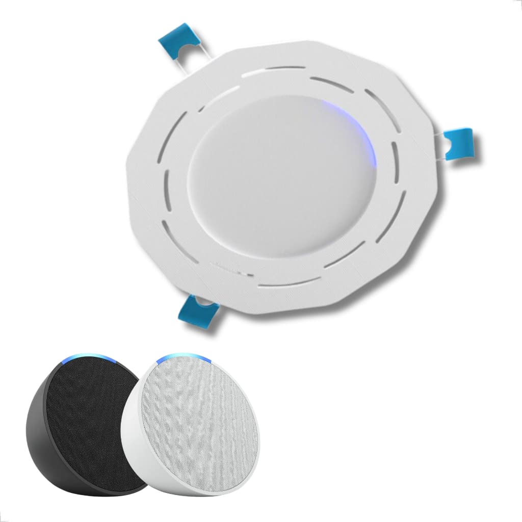 Suporte Embutir No Teto Compatível C/ Alexa Echo Pop Stephan