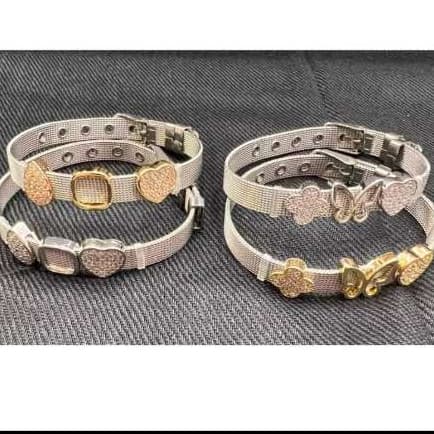 pulseira feminina, aço, inoxidável com Strass -elegancia e estilo
