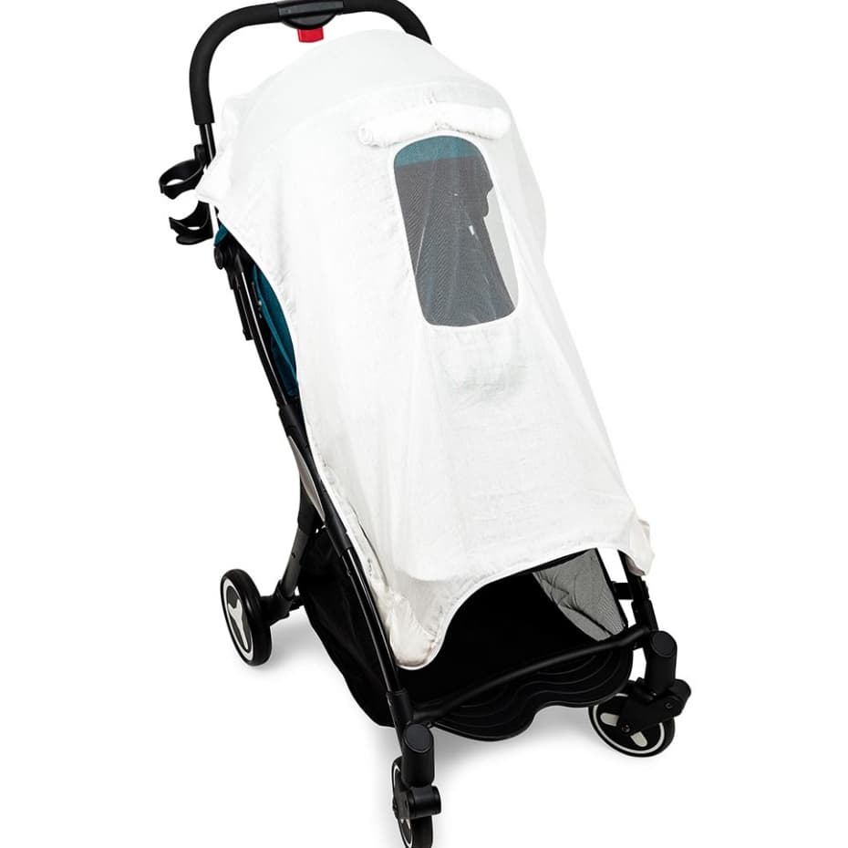 Protetor de Carrinho e Cadeira Bebê Segurança com Visor Branco Baby Pil