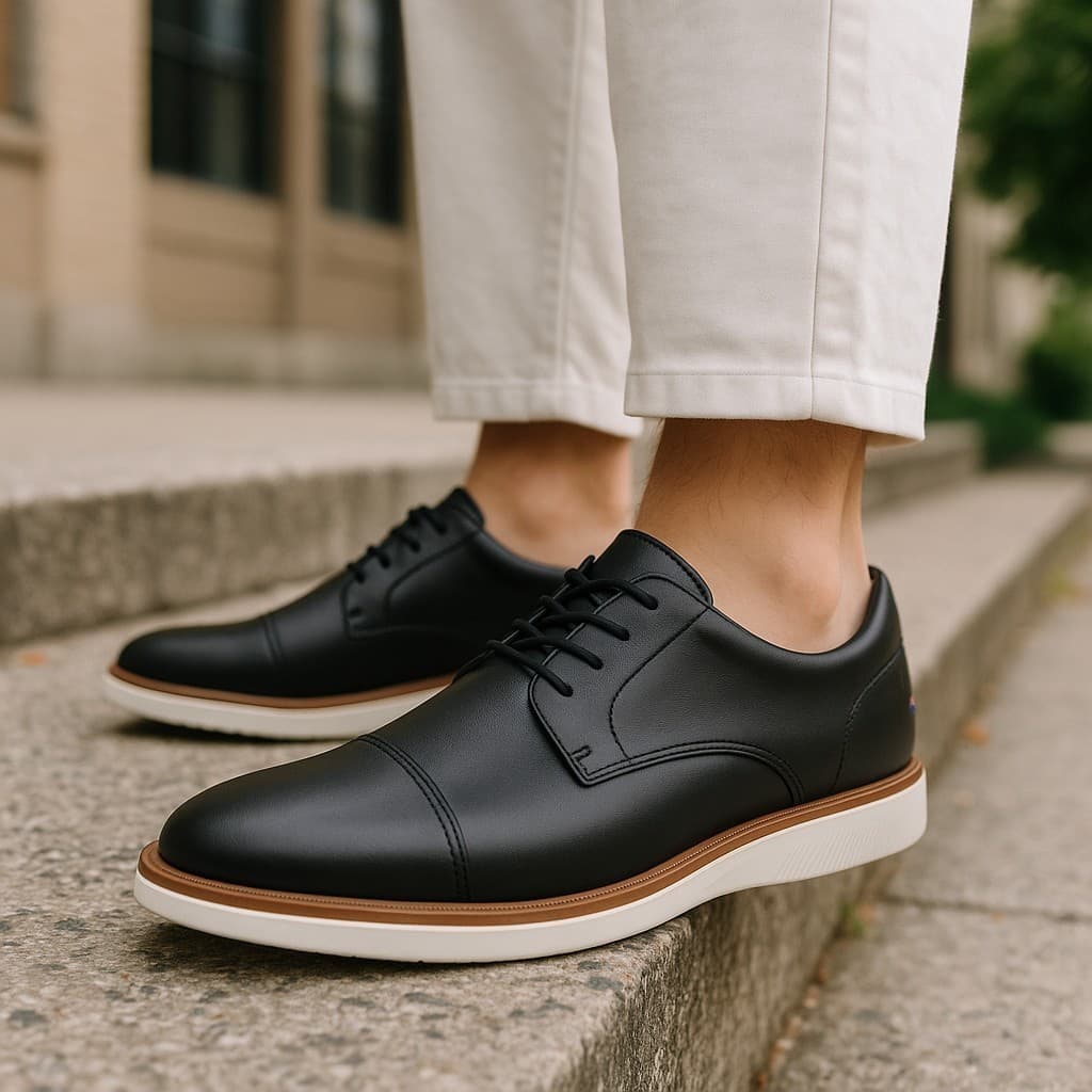 Sapato Oxford Masculino Casual Moderno Confortável e Elegante