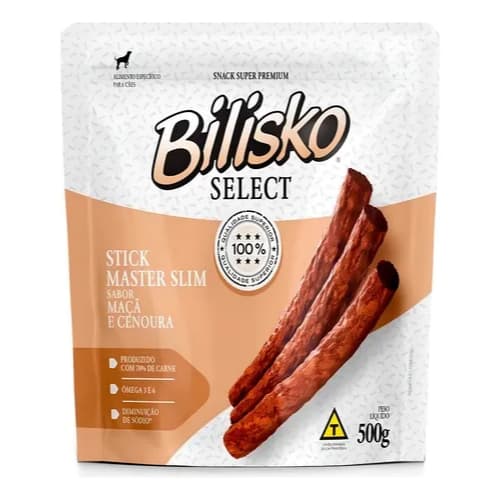 Petisco P/ Cães Palito Fino Maçã E Cenoura 500g Bilisko