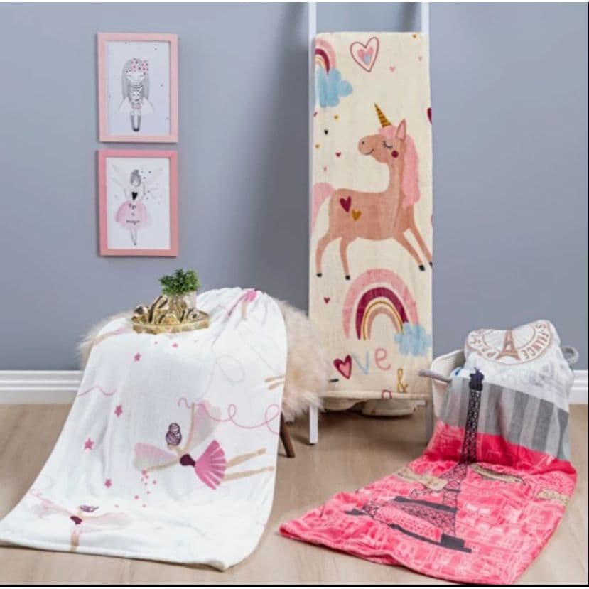 Manta Cobertor Estampado Flannel Infantil Solteiro Kids Antialérgica