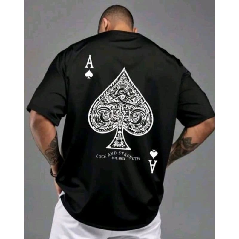 Camisa Espada carta oversized Streetwear 100%algodão