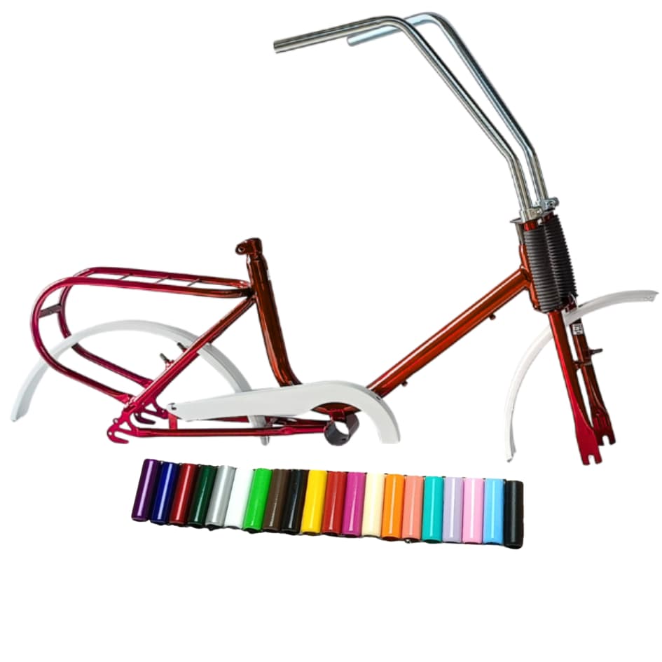 Kit Quadro CL Fênix Retrô Aro 16/20 | Estilo Vintage + Acessórios | Aço Reforçado | INMETRO | XTBK