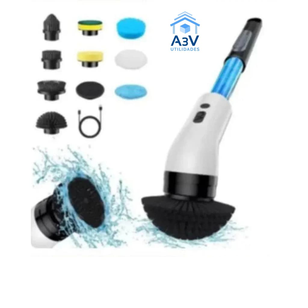 New Clear Brush Multi-function JY-8011 9X1/ Escova de Limpeza Elétrica
