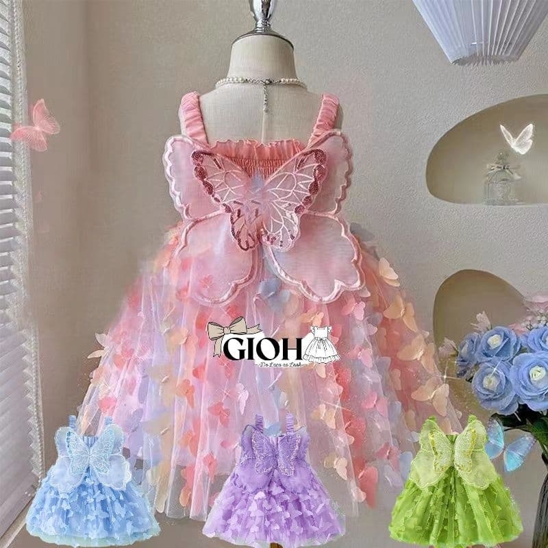 Vestido Jardim de Borboletas 3D, smash jardim encantado fadas