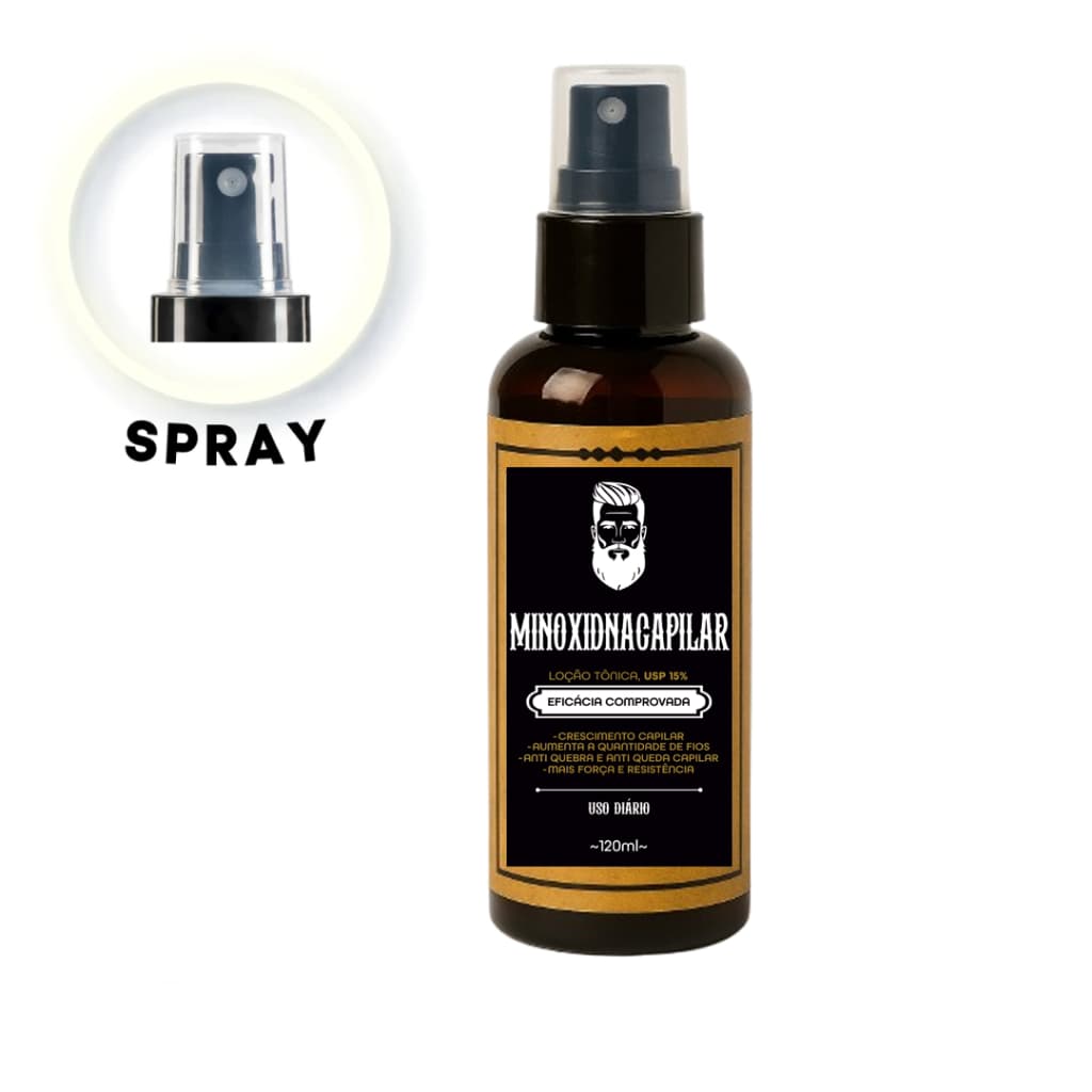 Tonico Pro Barba 120ml Serum para Crescimento de Cabelo Barba e Sobrancelha Crescimento Rápido Envio Imediato Hoje