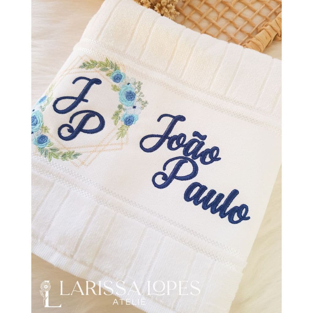 Toalha De Banho Bordada Personalizada - Modelo Clássico