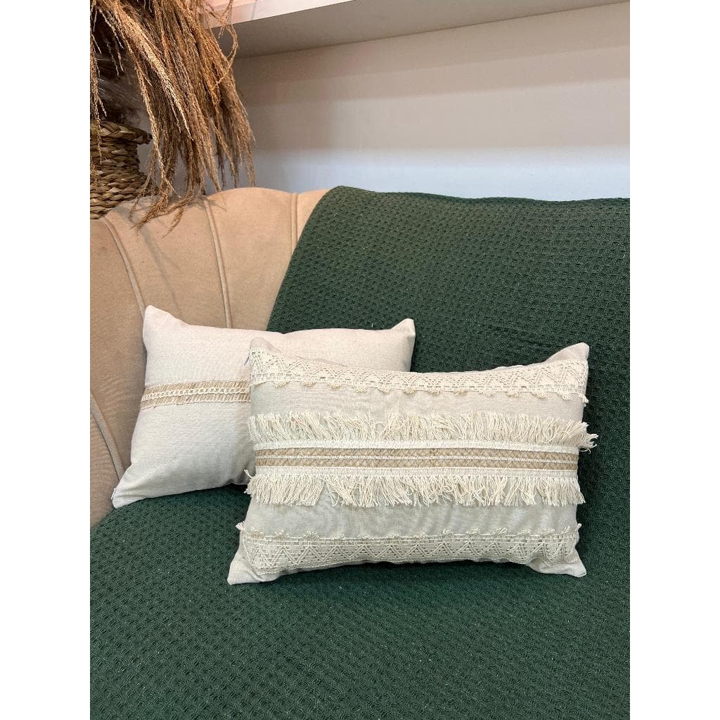 CAPA De almofada Retangular Baguete Decoração Estilo Boho Chique
