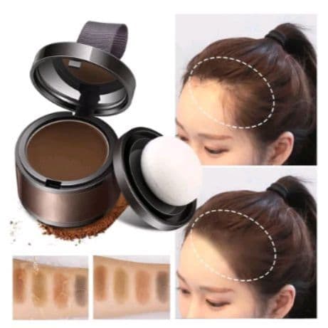 Maquiagem de Cabelo Sombra em Pó Preenchedor Capilar Para Falhas e Entradas Efeito Natural