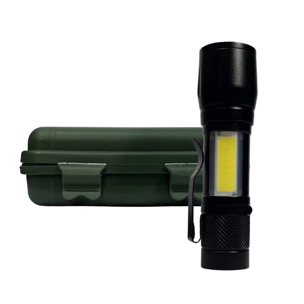 Lanterna Led Usb Portátil Carregável B-Max Bm-8400