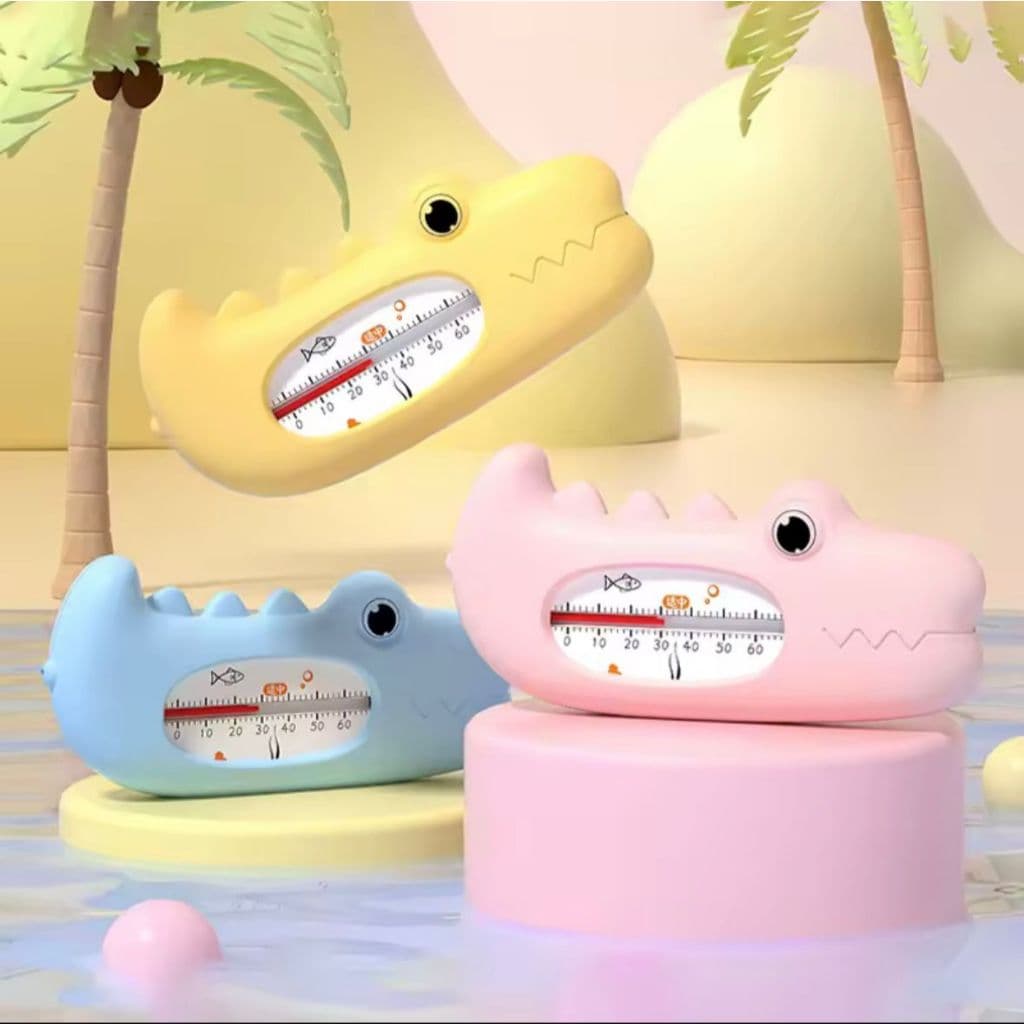 TERMÔMETRO DE BANHO PARA BEBÊS - MEDIDOR DE TEMPERATURA - CROCODILO