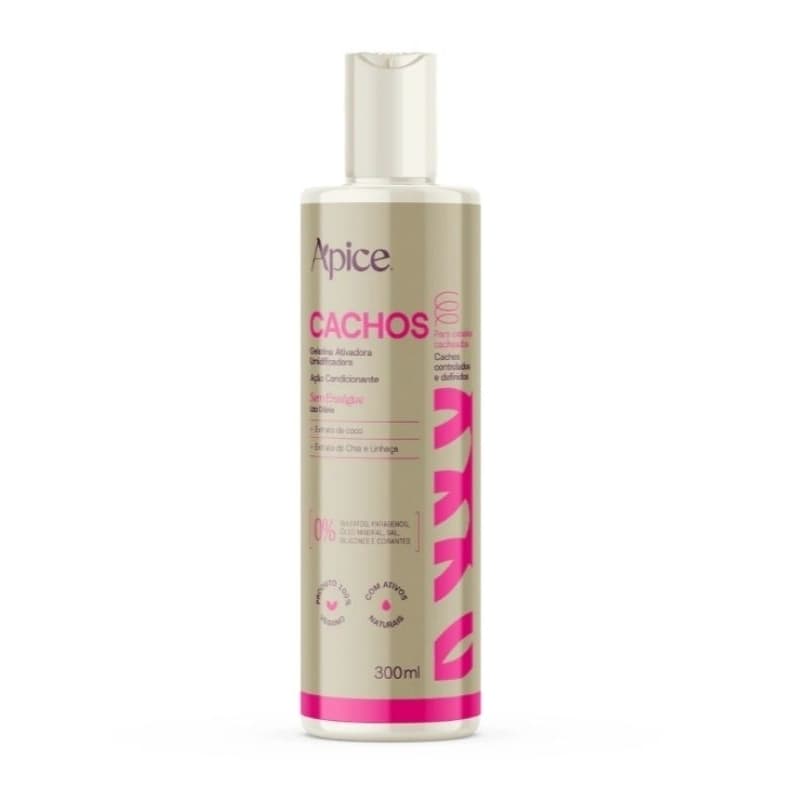 Gelatina Ativadora e Nutritiva Cachos Nova Fragrancia Apice 300ml