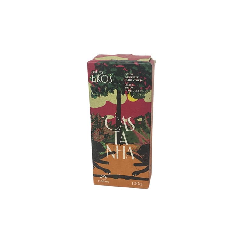 Sabonete em Barra Ekos Puro Vegetal Castanha Unitário - 100g - VAL 07/26