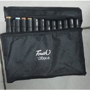 Caneta Marcadora De Cabeça Dupla de Aquarela Para Colorir e se Divertir com 120 unidades