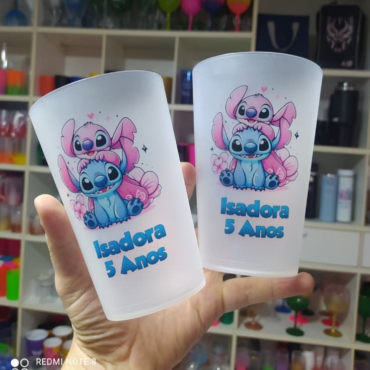 Kit 35 Copos Ecológicos Personalizados 500ml Para Festa, Eventos, Formatura, Casamento, Aniversário, Carnaval e Brinde