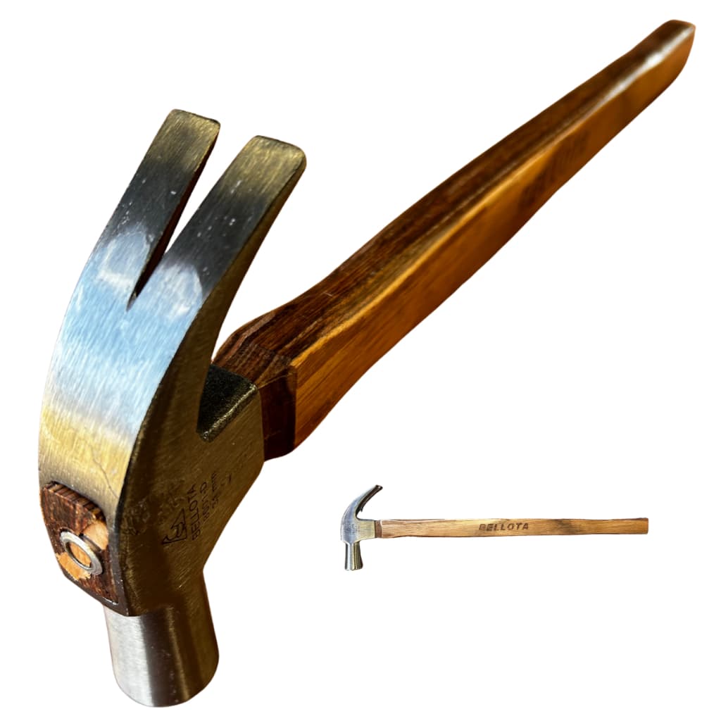 Martelo Bellota Carpinteiro Profissional 31mm Cabo Longo