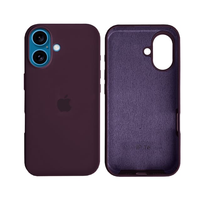 Capa Celular Compatível Iphone 16 Silicone + Película Vidro 3D Frontal Aberta