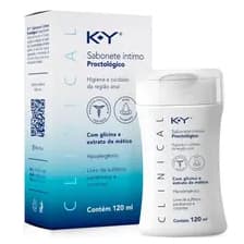 Sabonete Líquido Íntimo Proctológico K-Y Clinical 120ml