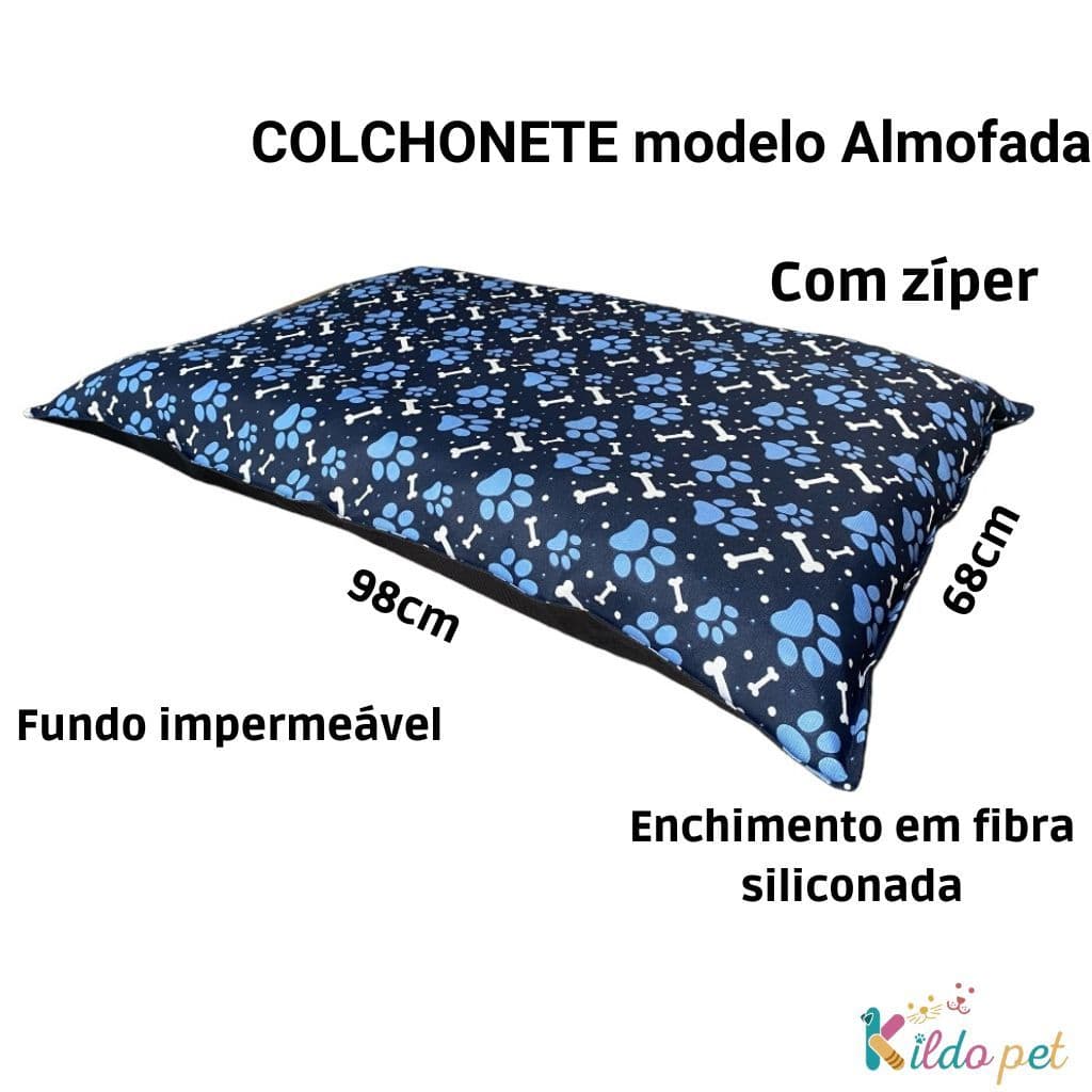 Cama Colchonete para Cachorro Colchonete Grande Almofada Grande para Cachorro