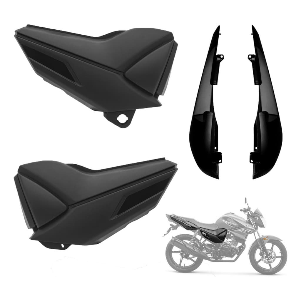 Kit carenagem rabeta tampa lateral para moto Fazer 150 2014 á 2025 Pro Tork