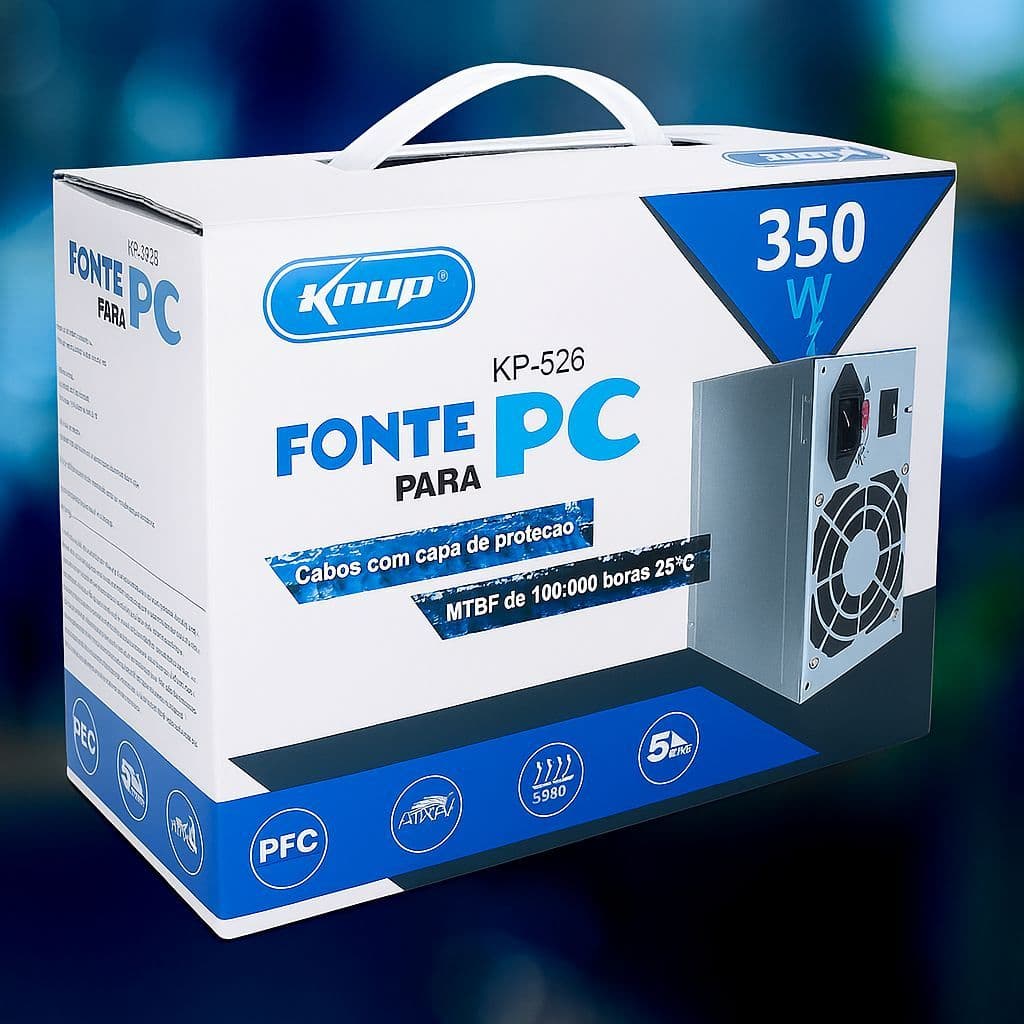 Fonte de Computador Knup - (350w)