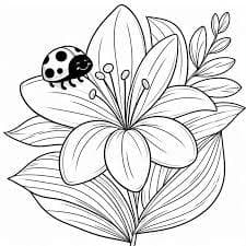 Kit de Desenho Flor Plantas Cestas de Flores para Colorir Ante estresse Desenhos Adulto Arte terapia