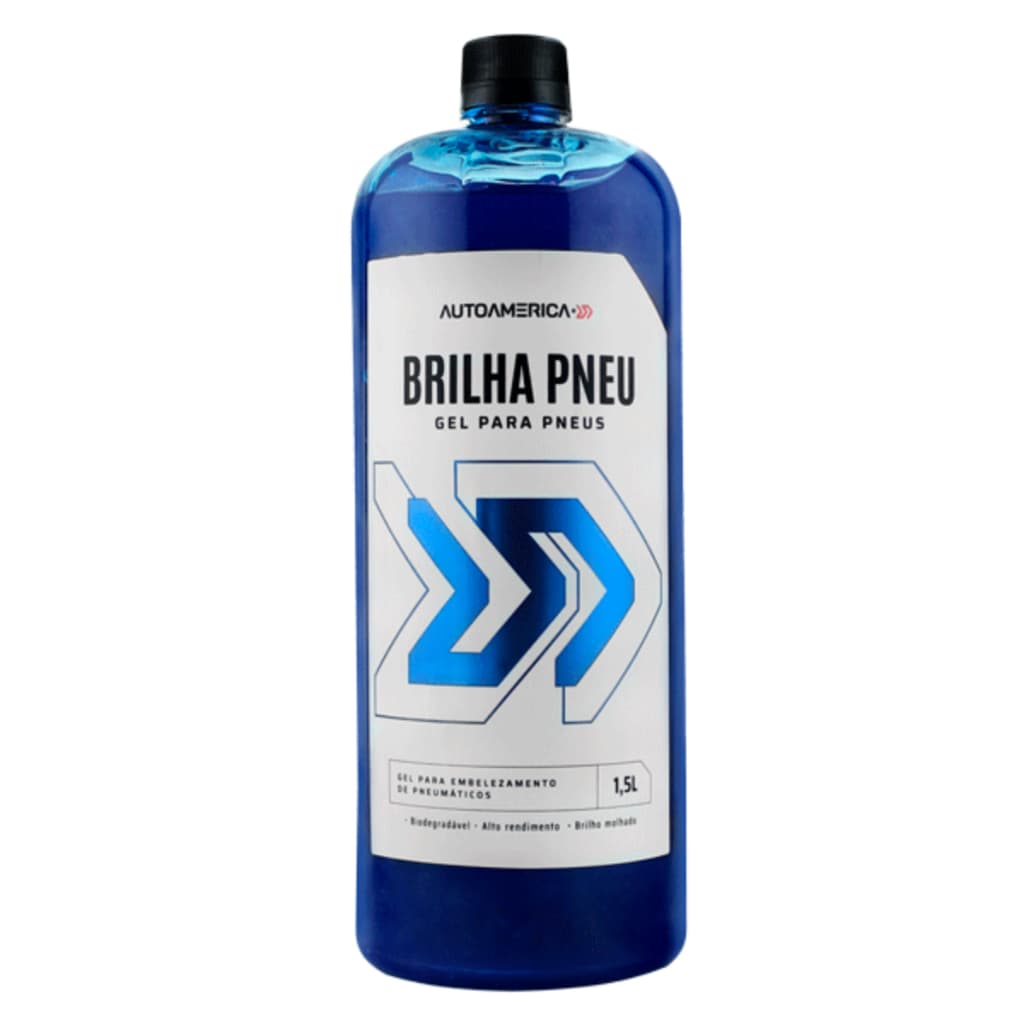 Brilha Pneu Gel Para Pneus Autoamerica 500ml Pretinho Limpa