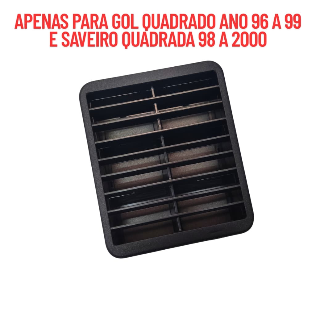 Difusor Grade De Ar Coluna Porta Gol Voyage & Parati Quadrado ano 1996 a 1999