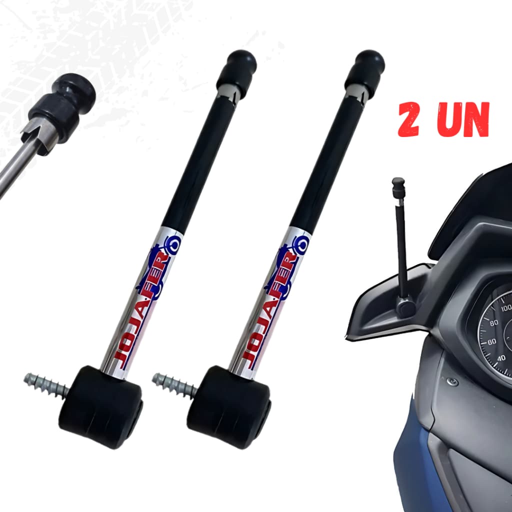 2un Antena Corta Pipa 6 Estagios Yamaha Xmax 250 - Jojafer