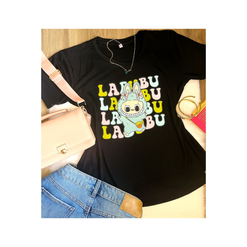 T-Shirt Estilosa com Frase Irônica – Lá Bubu | 100% Algodão