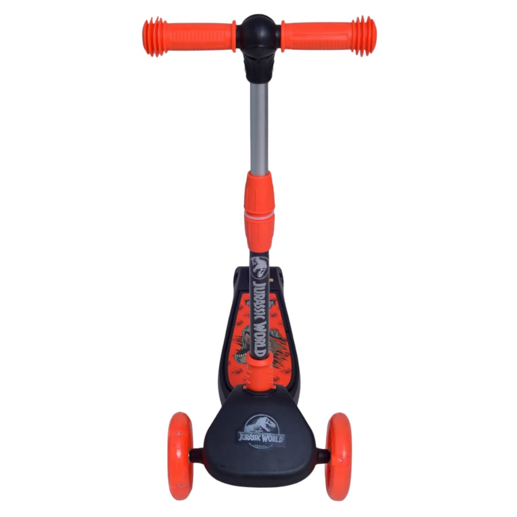 Patinete Dobrável 3 Rodas Jurassic World Com Led Suport 50kg