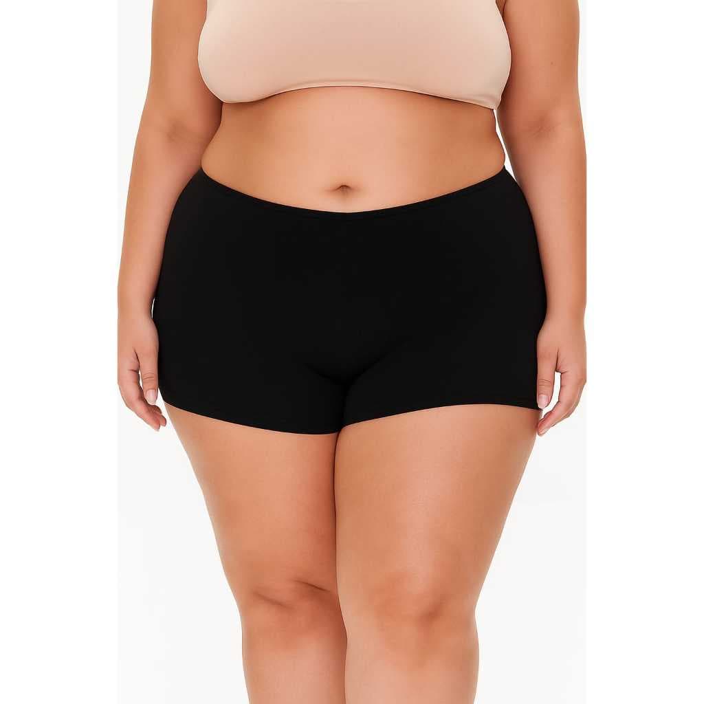 Short Curto Anagua Plus Size 48 50 52 54 Bermuda Colada Evita Atrito Desfarça