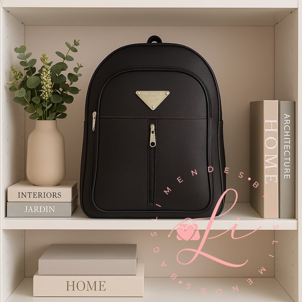 Mochila Feminina Da Moda Moderna Volta as Aulas Pratica Versatil Top