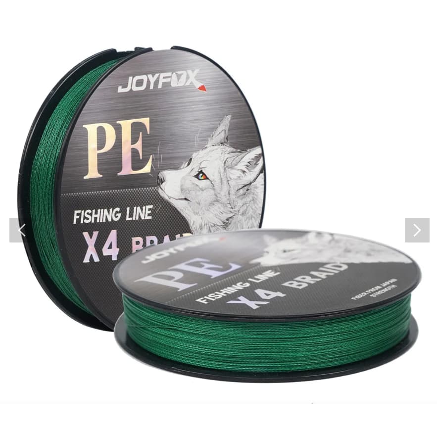 Linha Pesca Joyfox Multifilamento Verde 100m 4x0.3mm 45lb