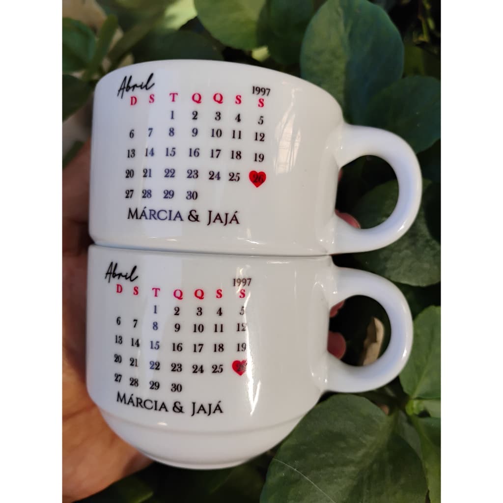 KIT Xícaras Personalizadas Minimalista Corações Casamento Pai e Mãe dos noivos, NOIVOS,PADRINHOS ETC