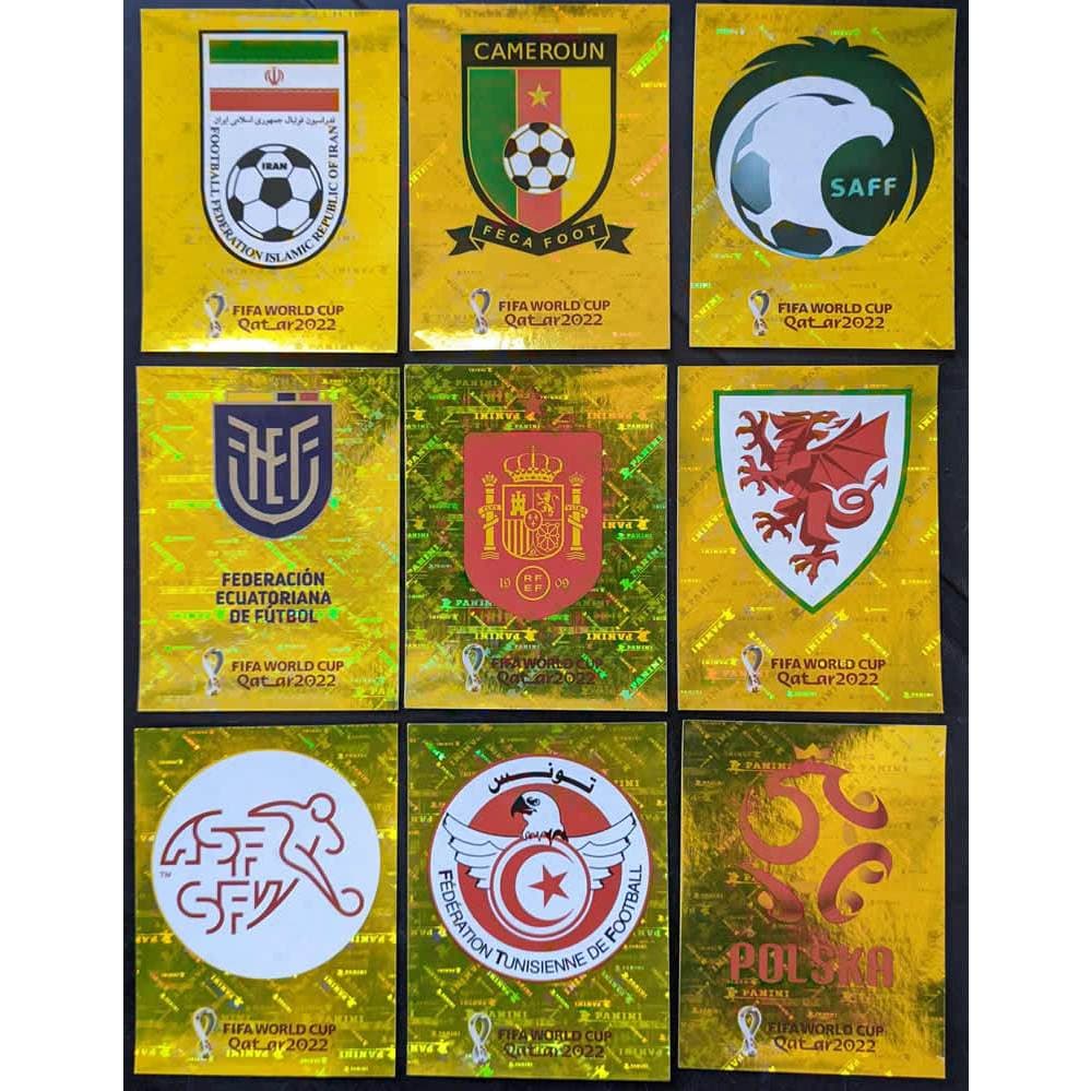 Figurinhas Douradas Copa do Mundo 2022 - Original - Escolha a sua