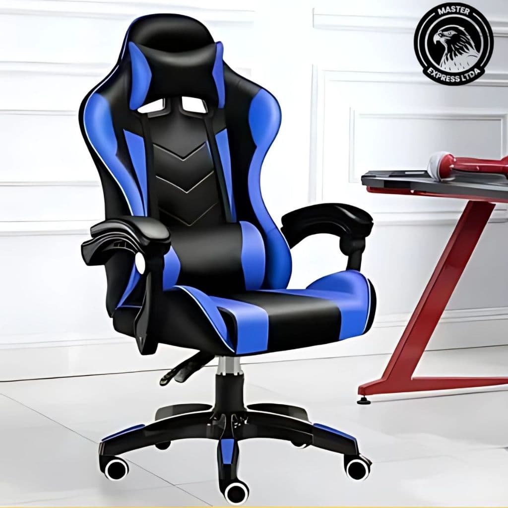 Cadeira Gamer RGB Escritório Reclinável Estofada Giratória Ergonômica Envio Imediato