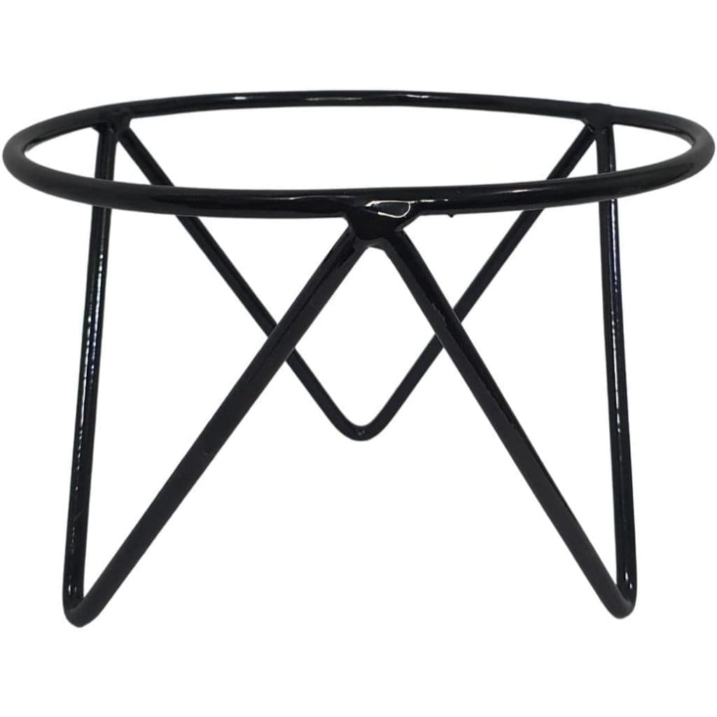 Suporte para Vaso de Planta em Ferro Preto – 20cm