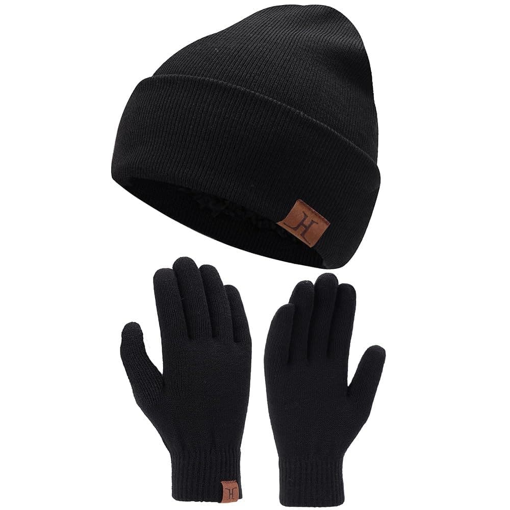 🧤🧢 Kit Inverno Masculino/Feminino – Touca com Forro + Luva Térmica | Várias Cores de Touca