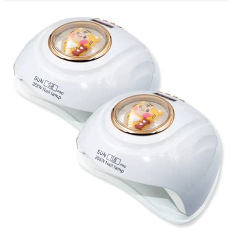 KIT 2x Cabines Sun S8 Pro Sioux 57 LEDs 268w Unha Gel Acrigel Secagem Rápida BIVOLT