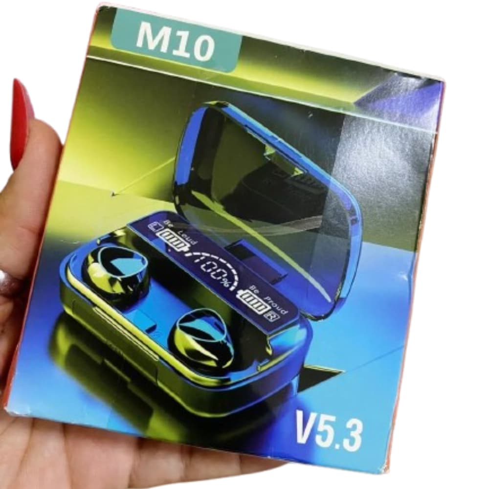 Fone De Ouvido Bluetooth Tws M10 Resistente A Água Esportes