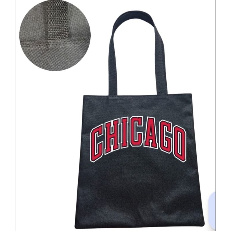 kit de Bolsa ecobag Chicago  30x32 envio rapido sacola dia a dia
