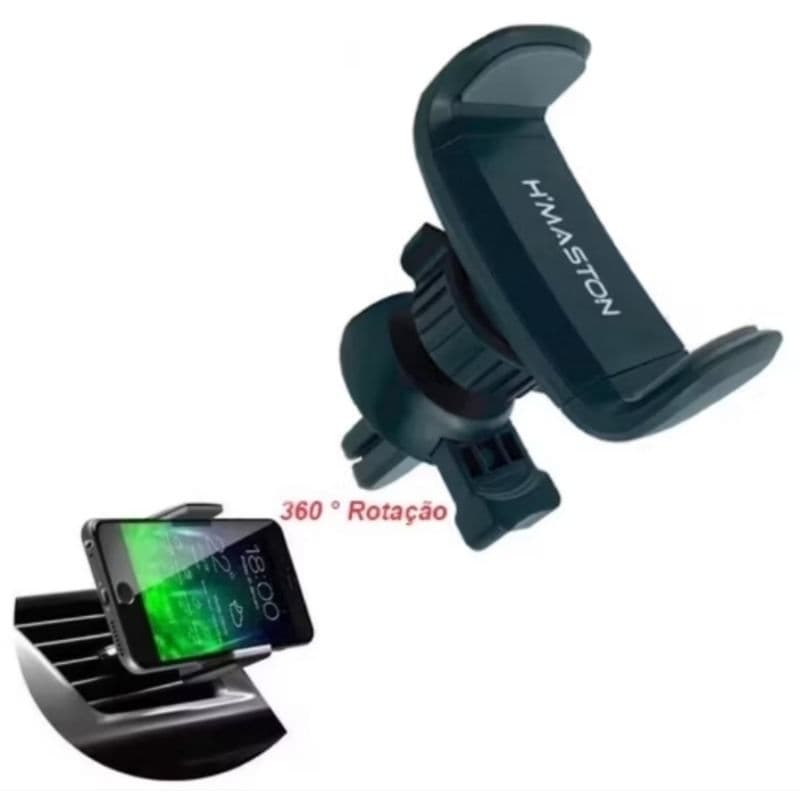 Suporte De Carro Celular GPS Universal Ajustável 360° Para Saída de Ar CJ-20