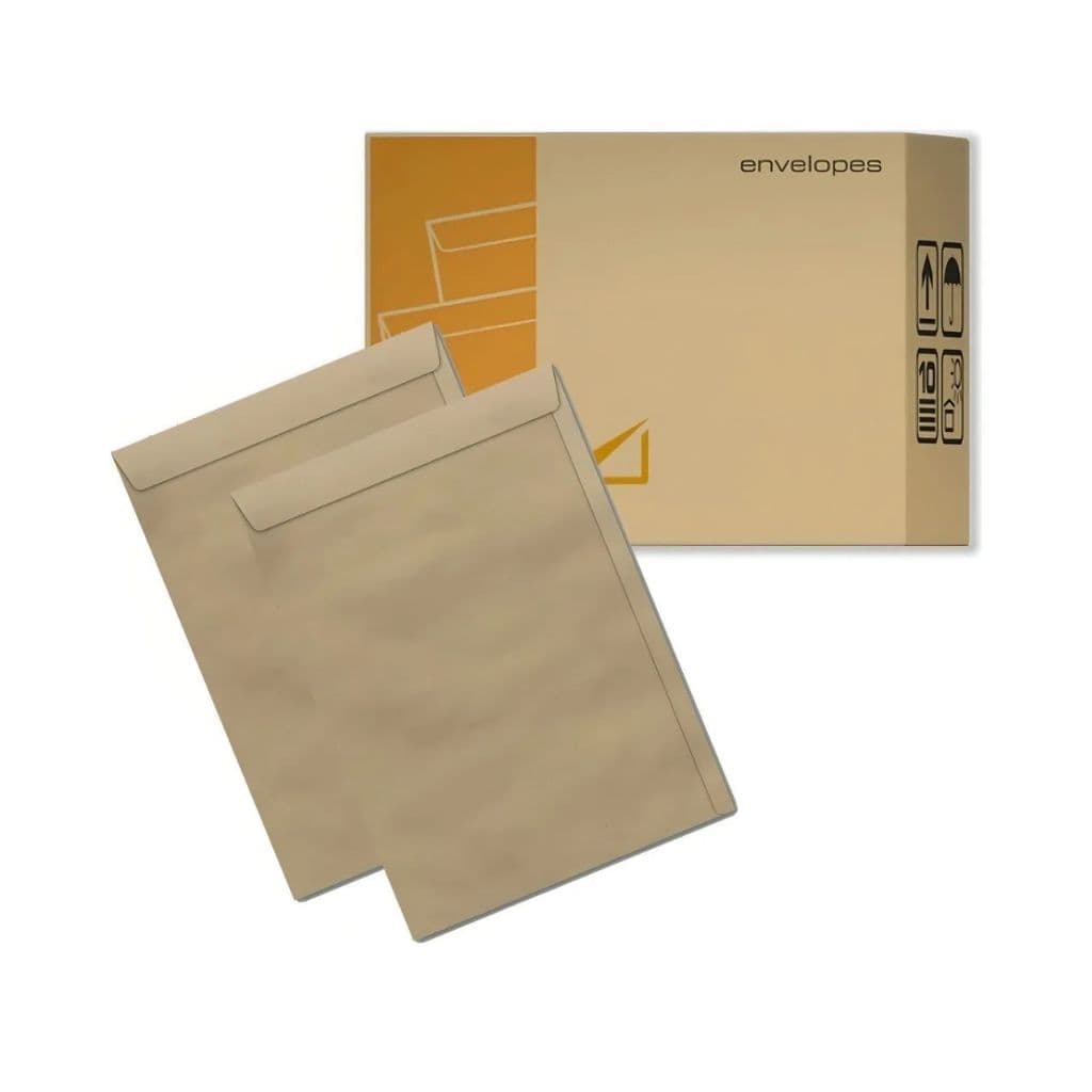 Envelope Saco Kraft Natural 229x324 SKN 32 Pardo 80 GR 250 Unidades