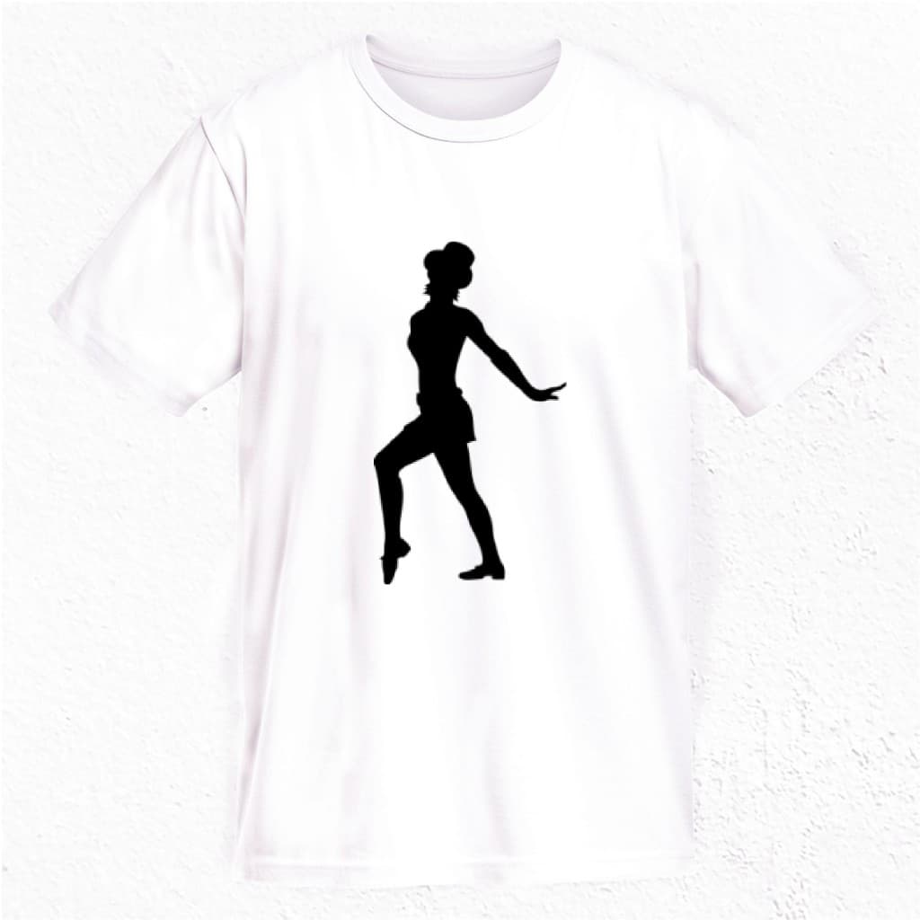 BELLA GIS Camiseta Personalizada Sapateado Dance Camisa Jazz Sapateador Blusa Dança