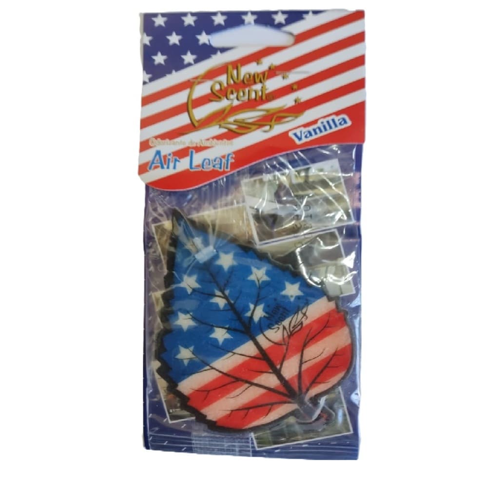 aromatizante perfume new scent magic air folhinha- usa vanilla