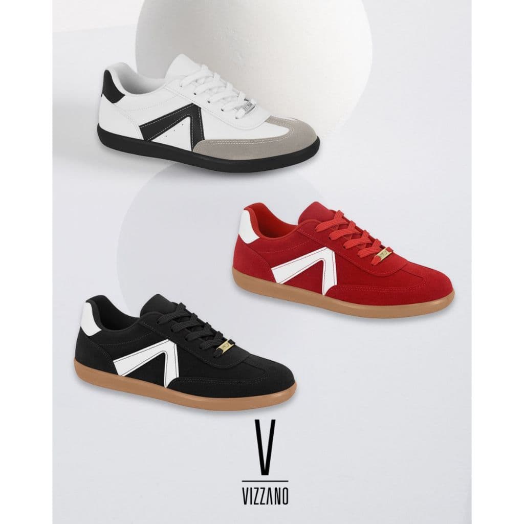Sapatenis casual feminino vizzano camurça dia a dia casual confortavel original