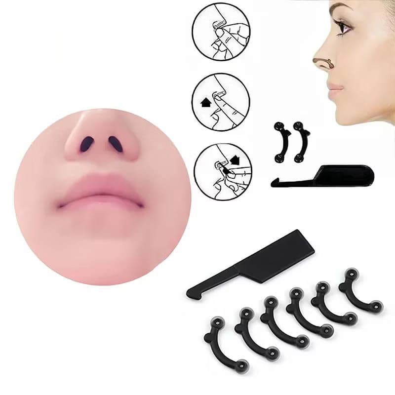 Kit 6 Empinador de Nariz Modelador Nose Up Sem Cirurgia
